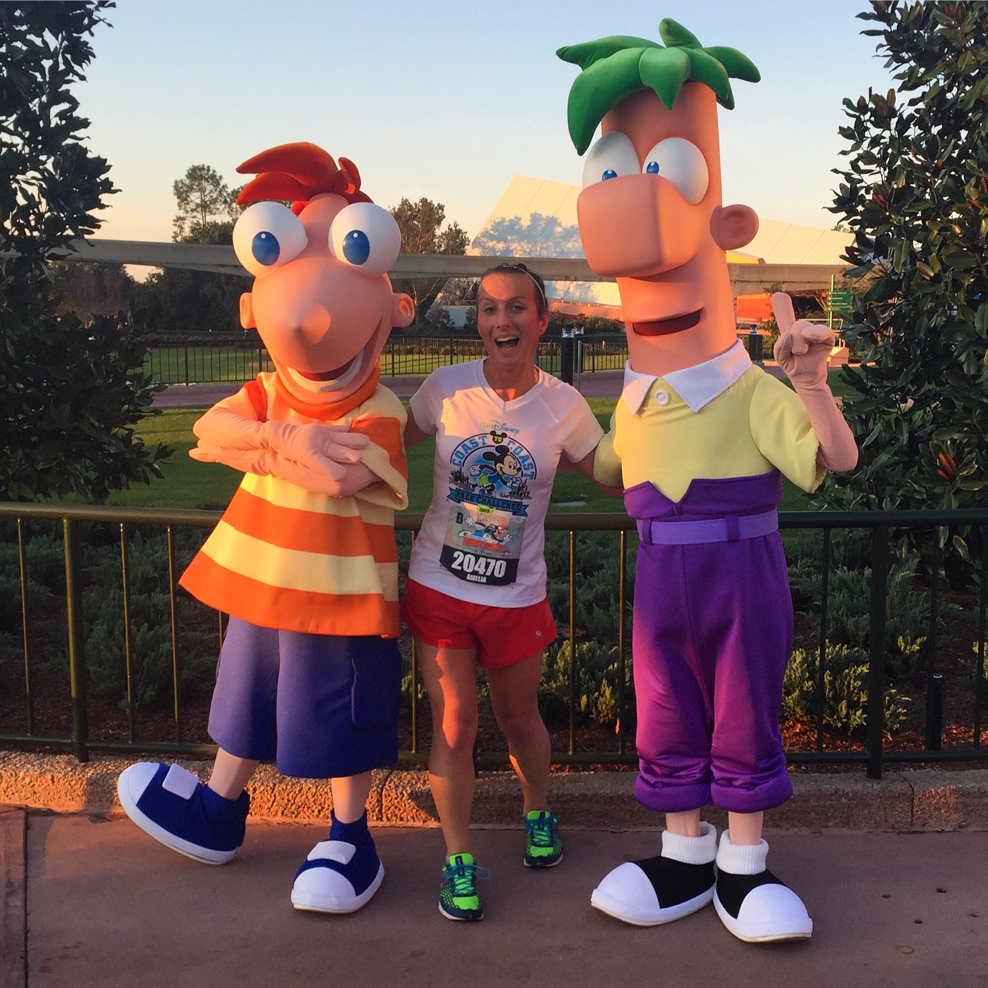 2015 Walt Disney World Half Marathon Phineas and Ferb