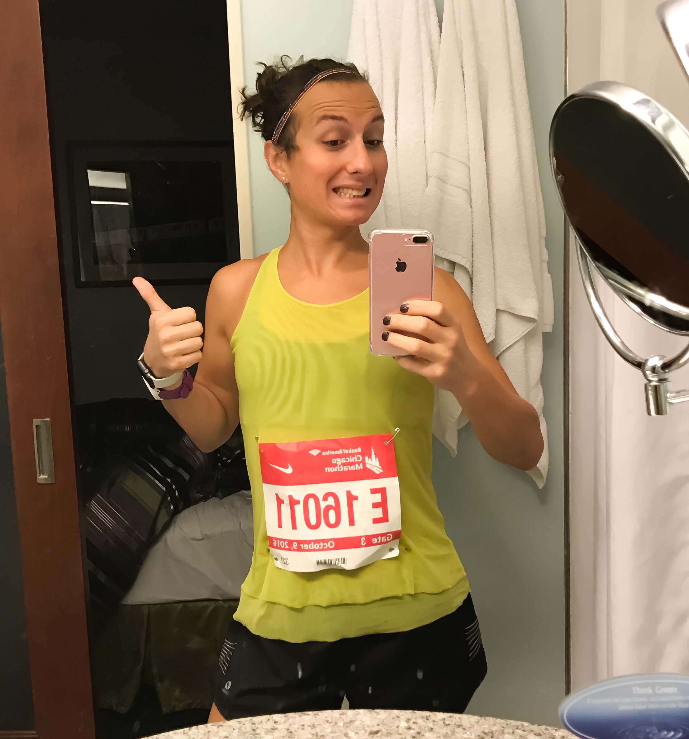 Amelia Gapin pre-2016 Chicago Marathon
