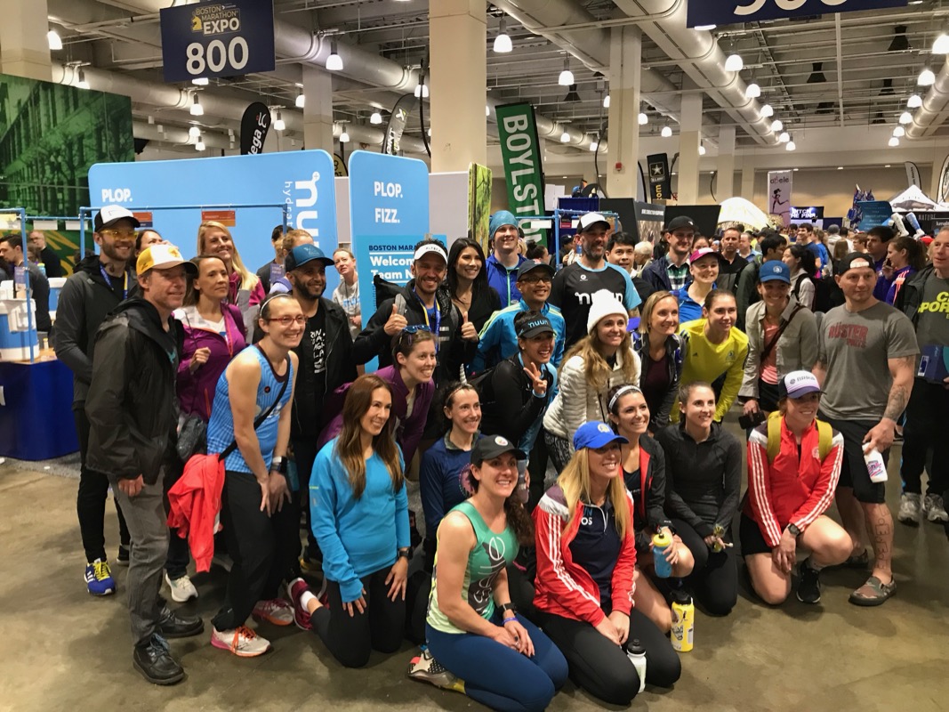 Team Nuun group photo at the expo
